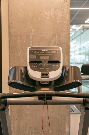 Fitness centre at loop featuring a treadmill